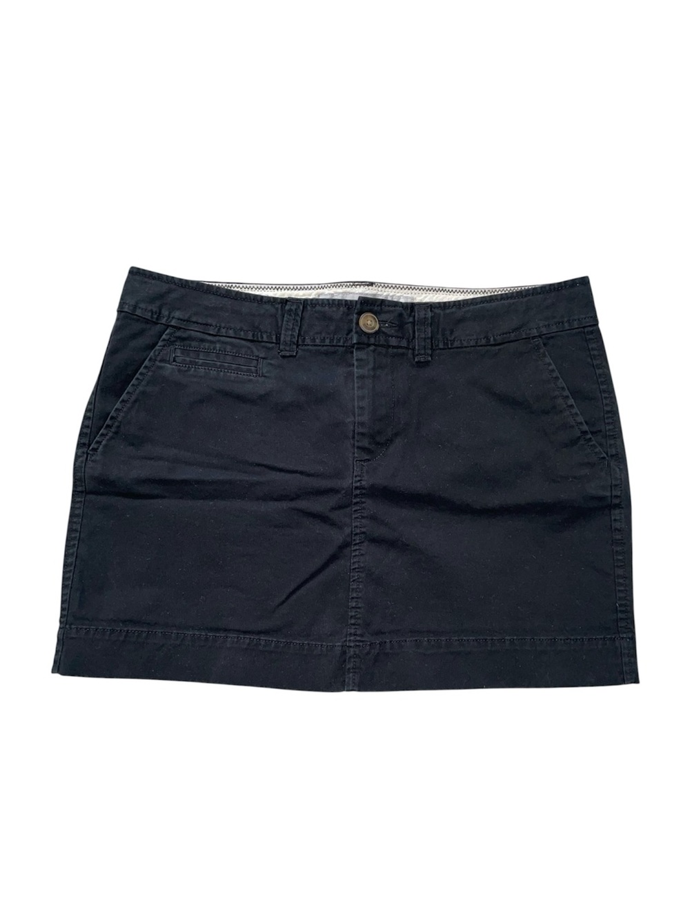 Old Navy Black Denim Mini Skirt